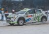 Rajdowy Peugeot pędzący przez śnie